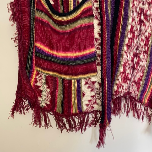 RALPH LAUREN DENIM & SUPPLY Navajo Aztec Tribal Long Sweater Vest Top - Picture 3 of 9